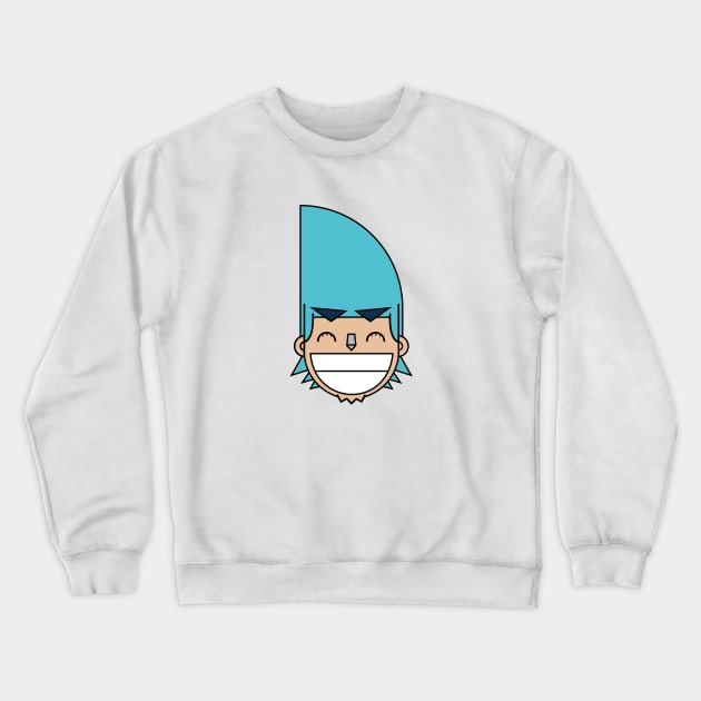 One Piece Franky Smile Crewneck Sweatshirt by Kobmamba